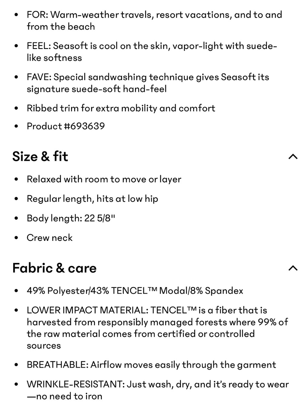 athleta seasoft tee - Picture 3 of 5